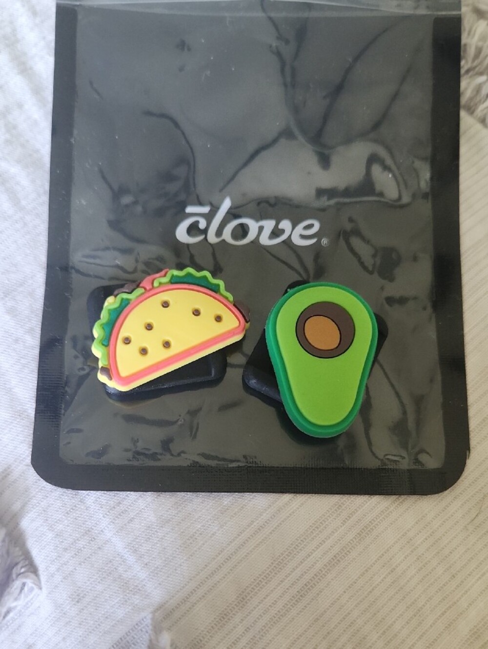 New, Clove Shoe Avocado & Taco Accessory Charms